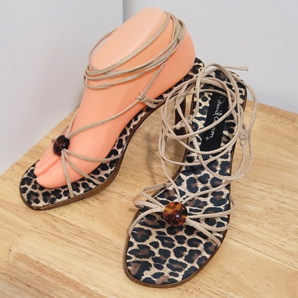 DAVID AARON Suede Strappy Sandals - Picture 9 of 14